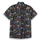 Halloween Story Will Brightly Mexican Skeleton Print Shirt